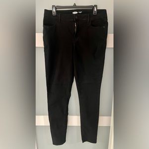 NWOT Old Navy super skinny mid rise black jeans size 12 tall